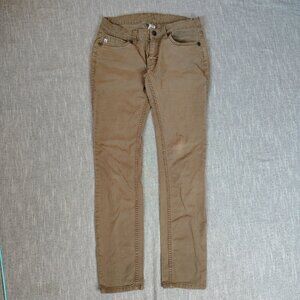 Stio Pants Womens Size 2 26x28 Beige Rivet Canvas Utility Slim Straight Work